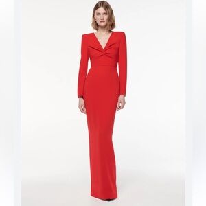NWOT Roland Mouret  red gown